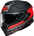 Zwart mat/rood