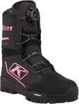 zwart/felroze