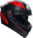 Zwart mat/rood