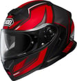 Zwart mat/rood