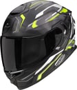 zwart matt/grijs/neon-geel
