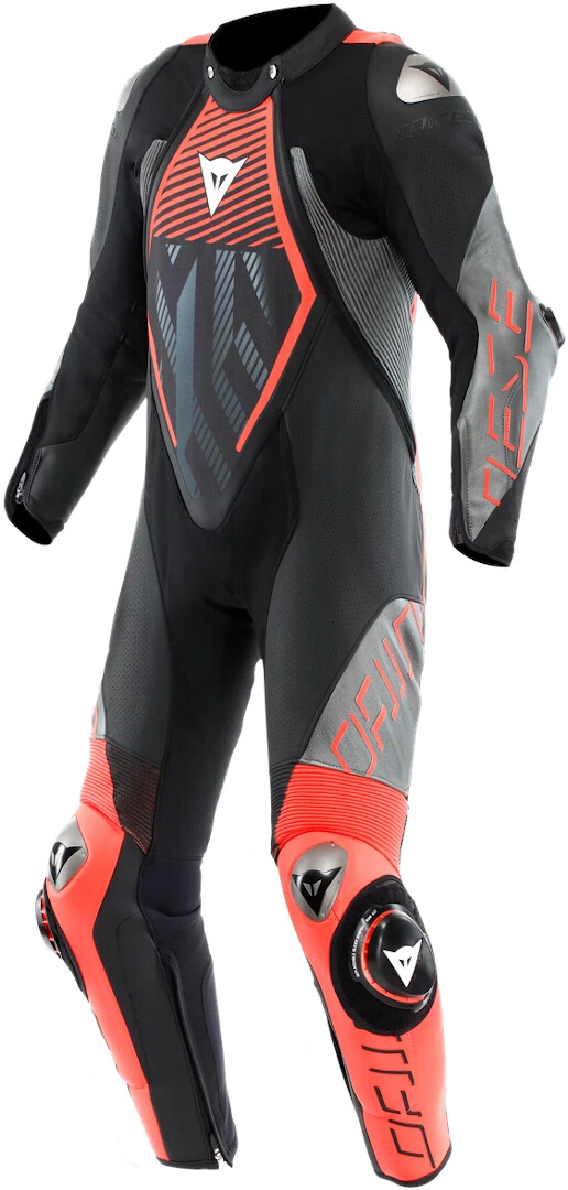 Dainese Audax D-Zip geperforeerd 1-delig motorpak